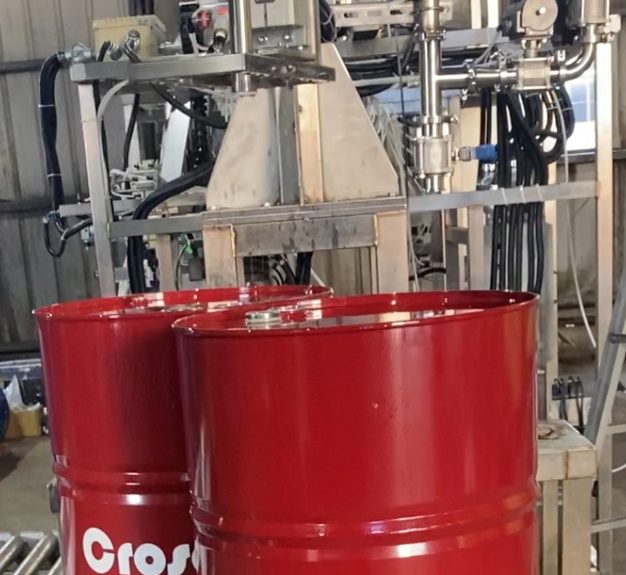 Crosa drums on the filling line at CFI Changhua