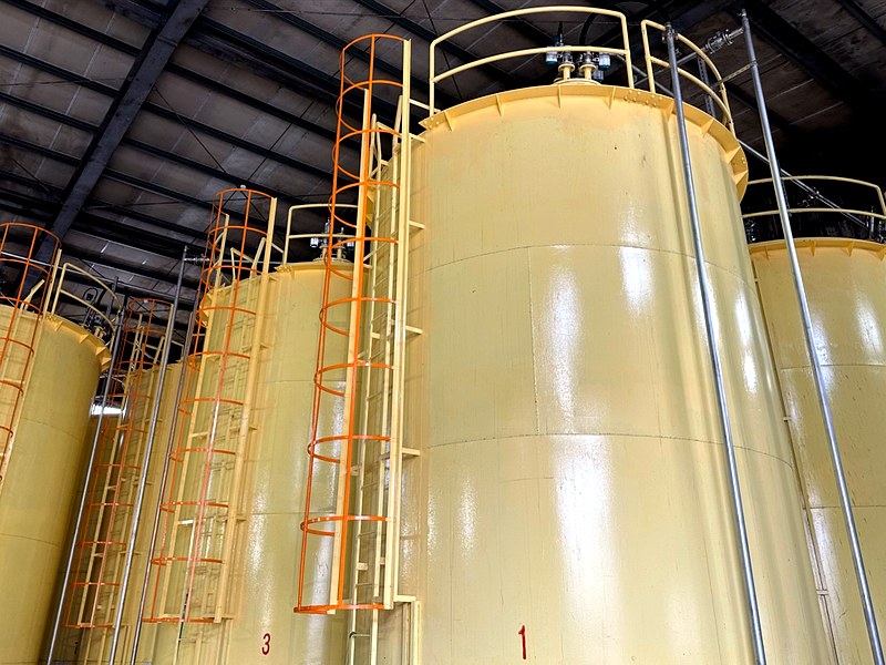 Indoor tank storage at CFI